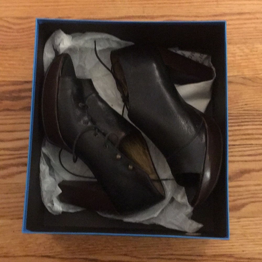 John Fluevog Radio Lace Up Short Boot